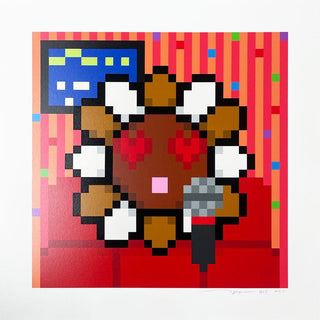 Murakami.Flower #8144 Karaoke Love Song, 2023-Takashi Murakami-Pinto Gallery