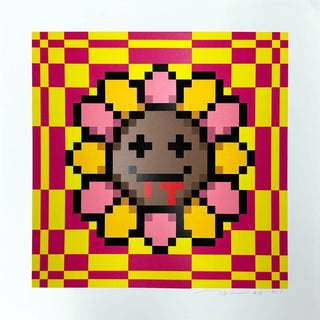 Murakami.Flower #8832 Vertigo Background, 2023-Takashi Murakami-Pinto Gallery