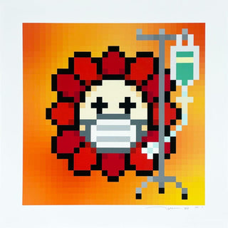 Murakami.Flower #9156 Fighting illness, 2023-Takashi Murakami-Pinto Gallery