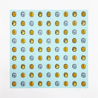 Murakami.Flower COINs with Other Crypto Coins: 9 × 9, 2022-Takashi Murakami-Pinto Gallery