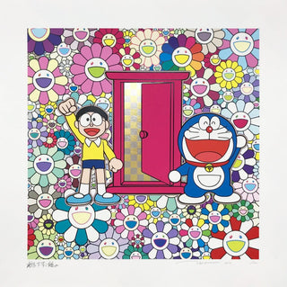 Nobita and Doraemon Amidst the Flowers, 2023-Takashi Murakami-Pinto Gallery