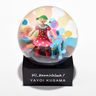 Snow Globe (Hi, Konnichiwa!), 2019-Yayoi Kusama-Pinto Gallery