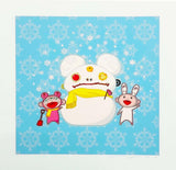 Snow, Moon, and Flower: Snowman with Kaikai and Kiki, 2022