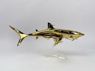 Sorayama Shark (Gold), 2021-Hajime Sorayama-Pinto Gallery