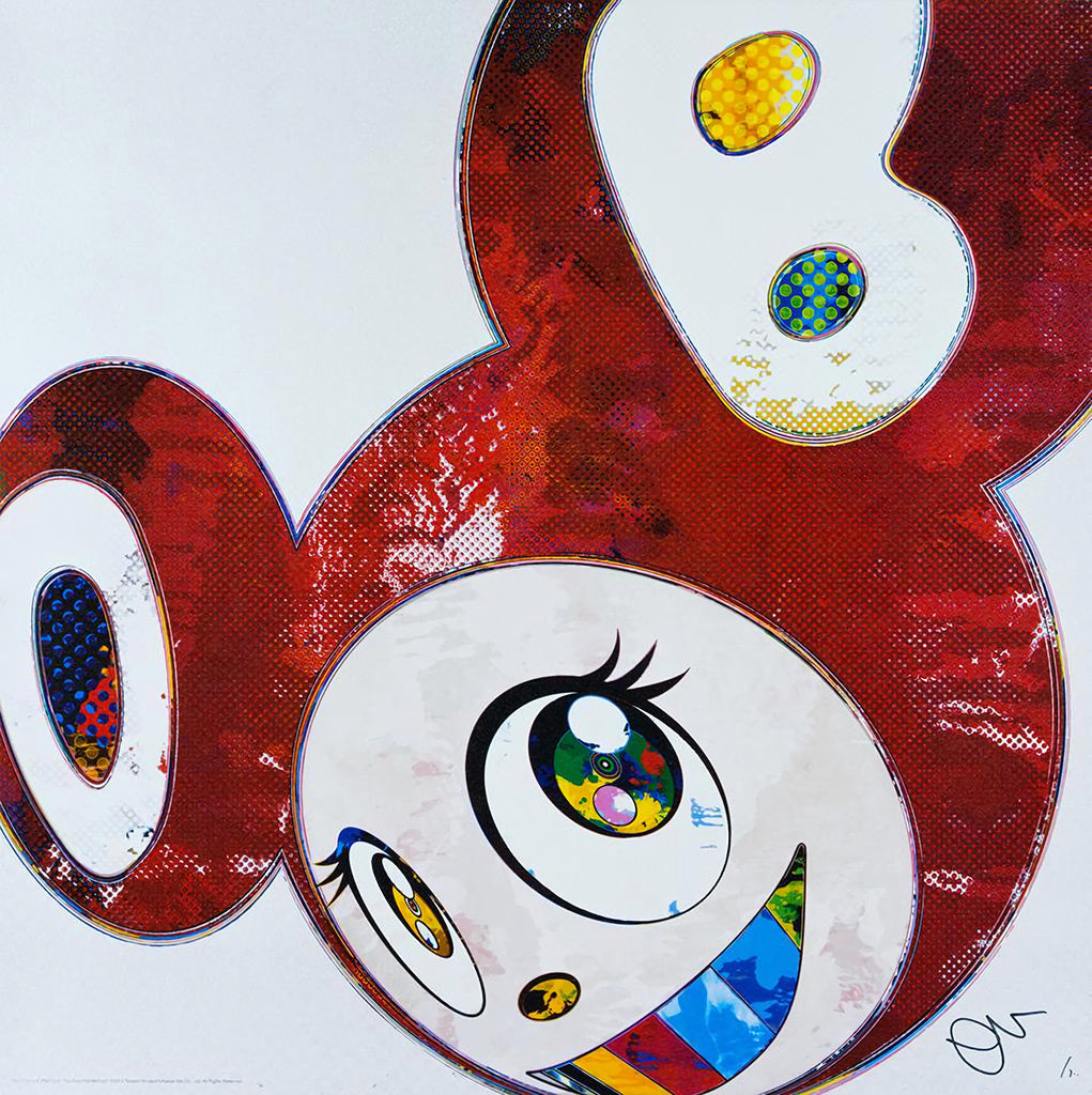 Takashi Murakami - And Then x 6 (Red Dots: The Superflat Method), 2016 - Pinto Gallery