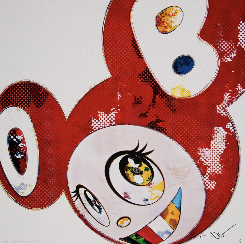 Takashi Murakami - And Then x 727 (Vermillion: SHU), 2013 - Pinto Gallery
