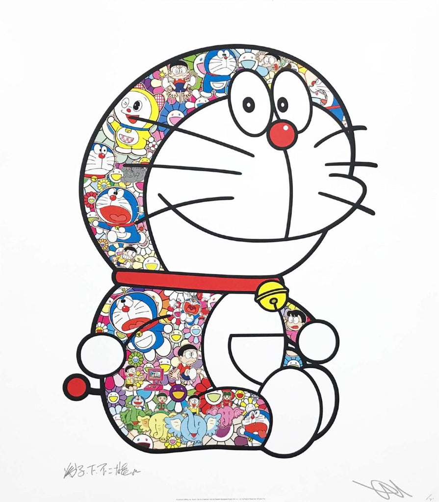 Takashi Murakami - Doraemon Sitting Up: “Every Day Is a Festival!”, 2022 - Pinto Gallery