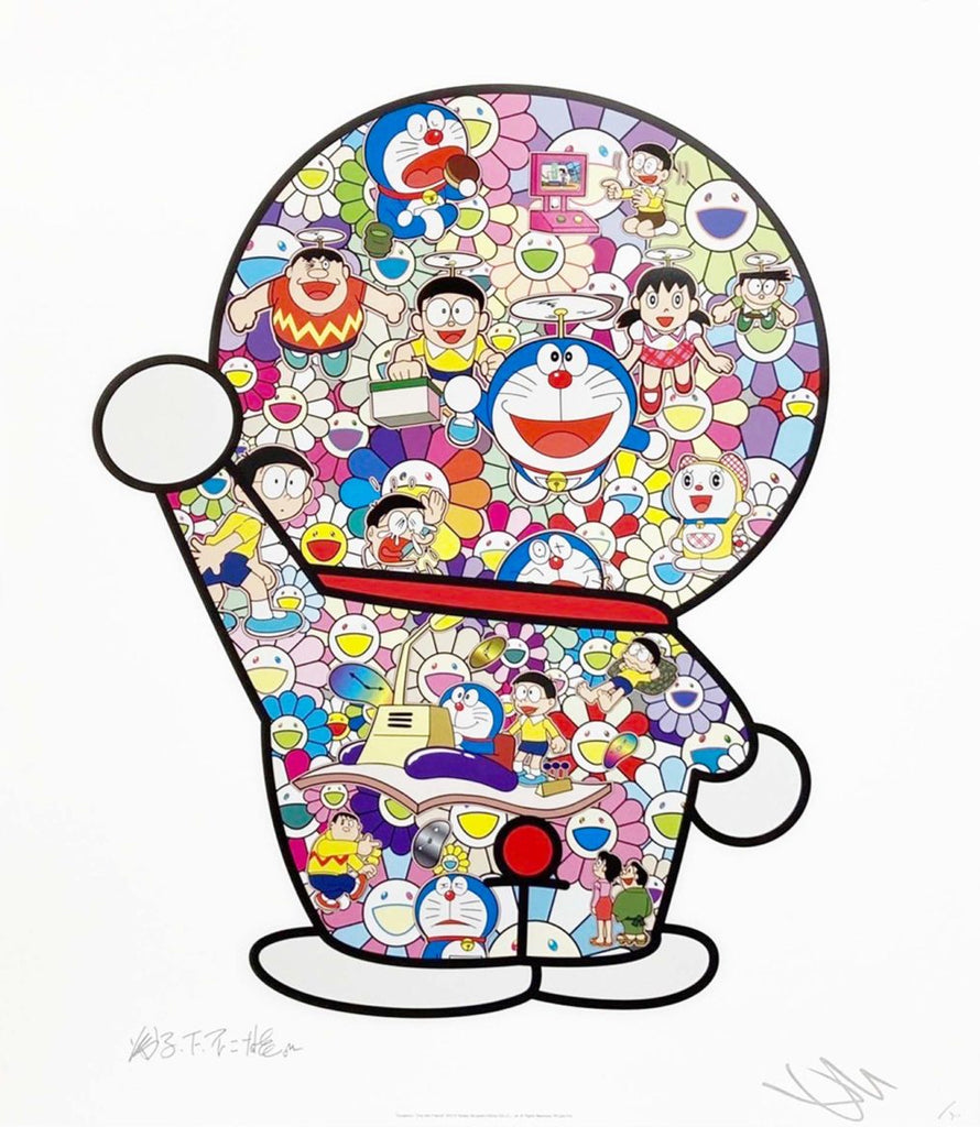Takashi Murakami - Doraemon: Time with Friends, 2022 - Pinto Gallery