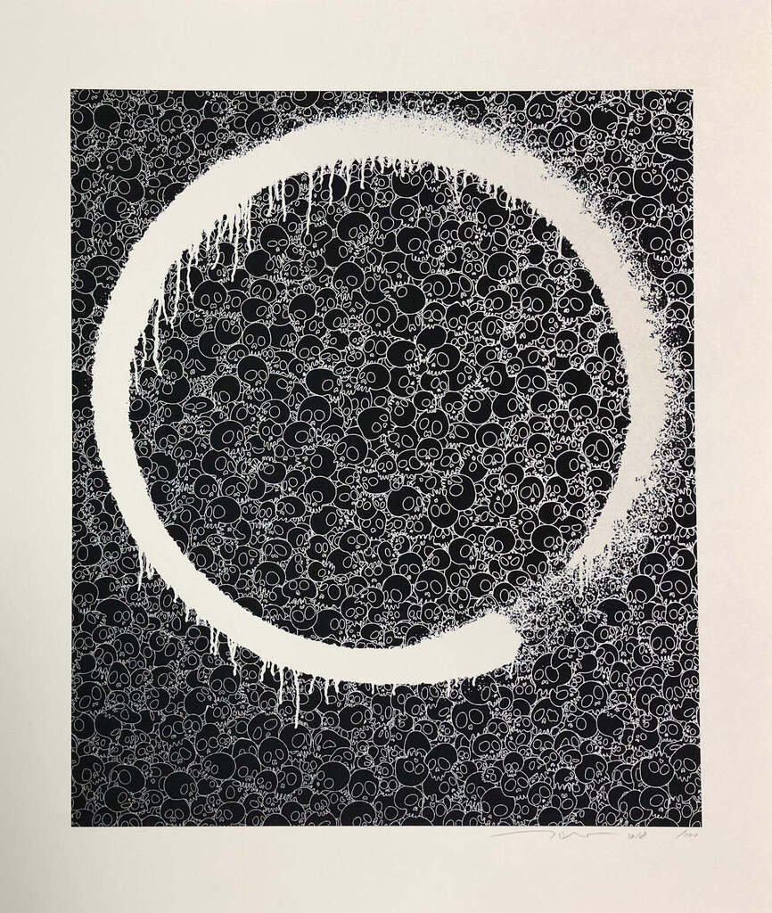 Takashi Murakami - Enso: Facing the Pitch-black Void, 2018 - Pinto Gallery