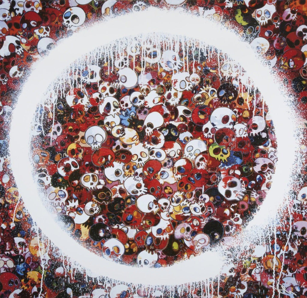 Takashi Murakami - Enso: Memento Mori Red, 2016 - Pinto Gallery