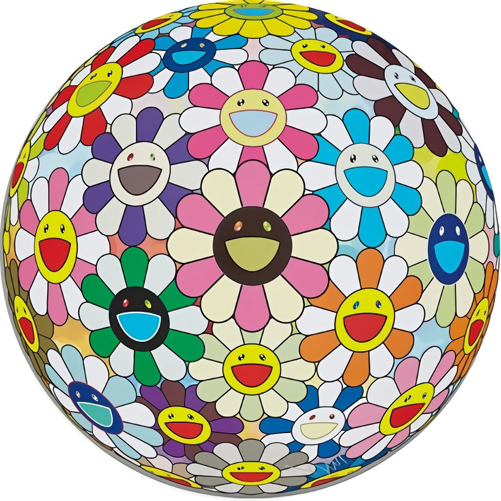 Takashi Murakami - Flower Ball (3D) Cosmos, 2011 - Pinto Gallery