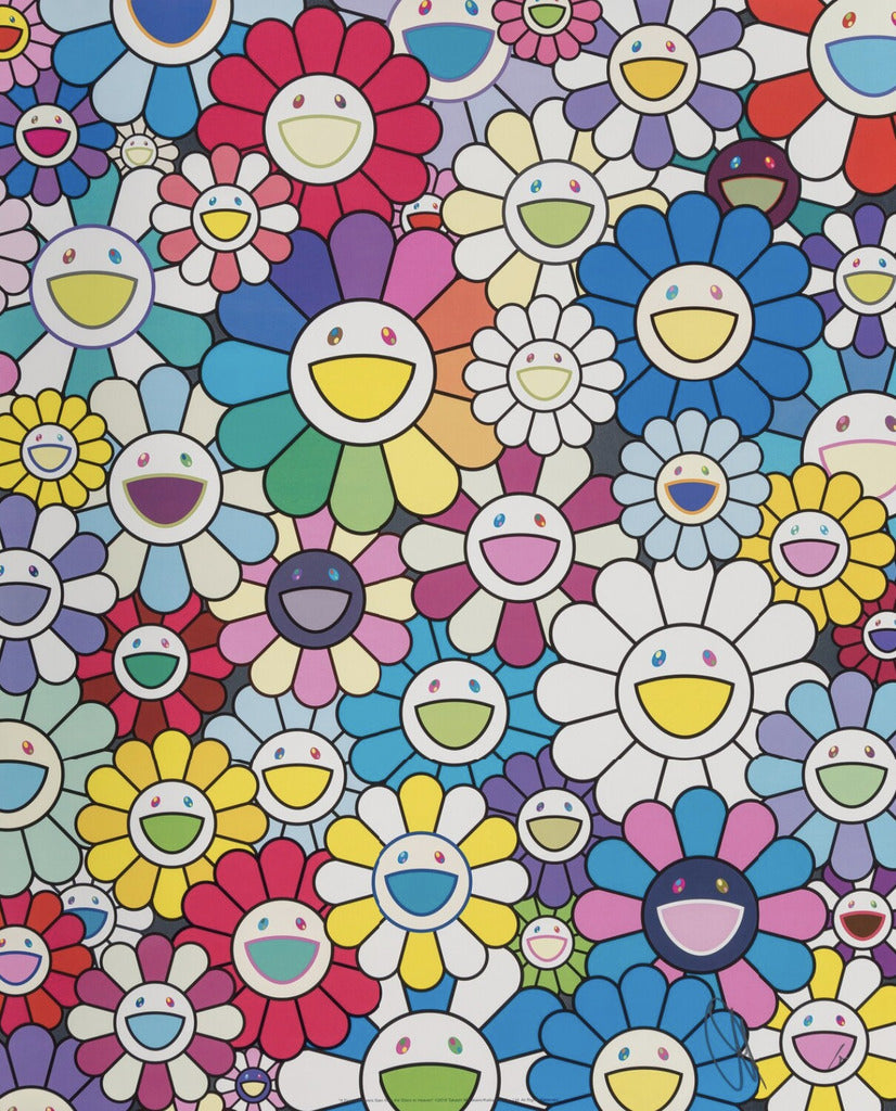 Takashi Murakami - Flower field seen from the stairs to heaven, 2017 - Pinto Gallery