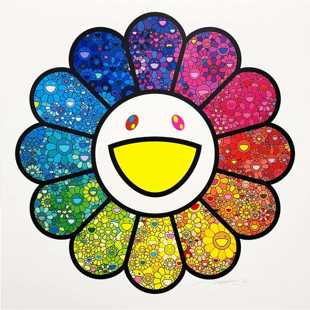 Takashi Murakami - Flower sparkles!, 2021 - Pinto Gallery