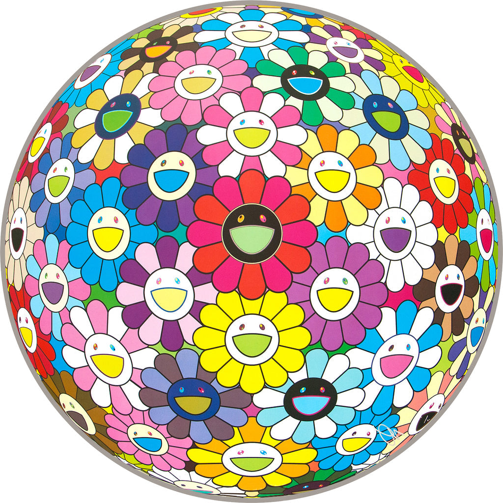 Takashi Murakami - Flowerball Multicolor, 2016 - Pinto Gallery