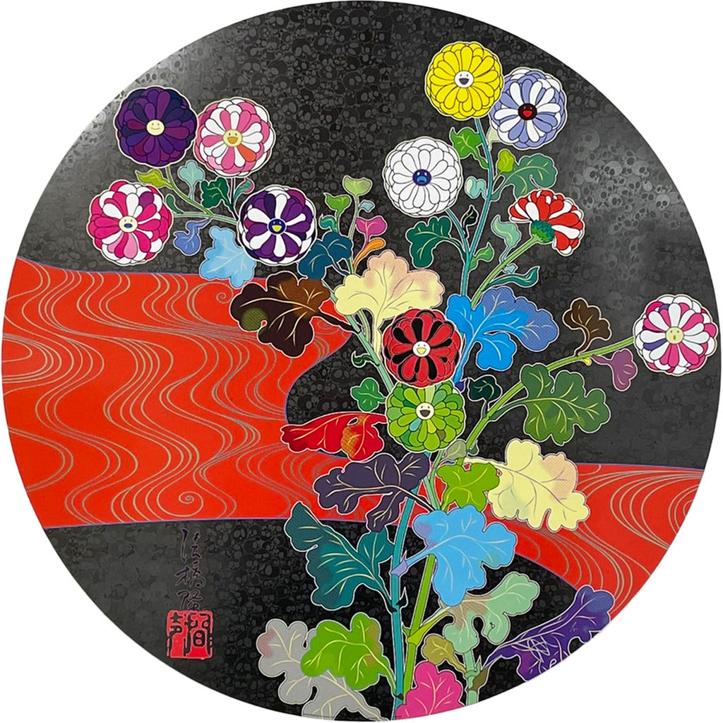 Takashi Murakami - Flowers Blooming in the Isle of the Dead, 2022 - Pinto Gallery