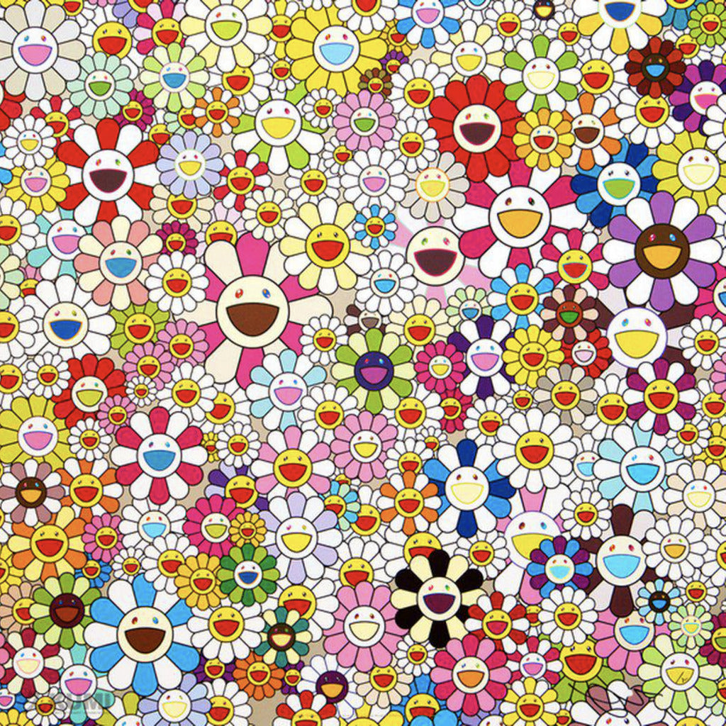 Takashi Murakami - Flowers Blossoming in This World and the Land of Nirvana 4, 2013 - Pinto Gallery