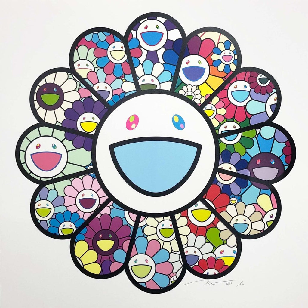 Takashi Murakami - Flowers in Pastel Colors, 2022 - Pinto Gallery