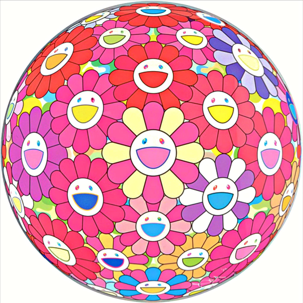 Takashi Murakami - Groping for the truth – Flowerball (3D), 2013 - Pinto Gallery