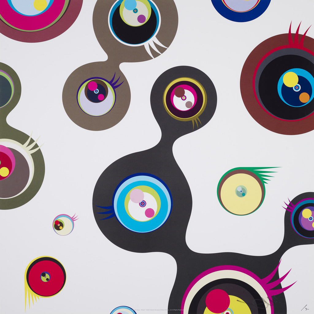 Takashi Murakami - Jellyfish eyes - white 2, 2006 - Pinto Gallery