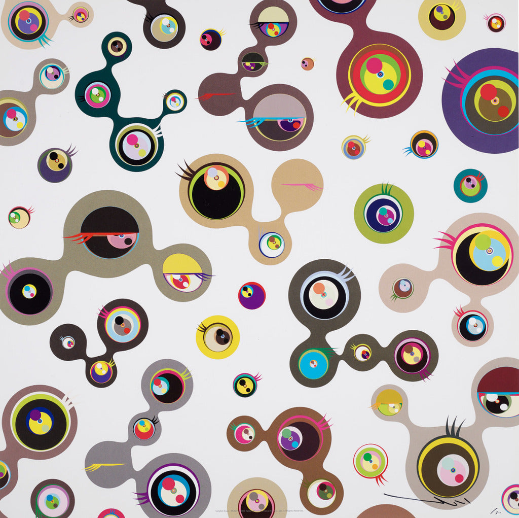 Takashi Murakami - Jellyfish eyes - white 4, 2011 - Pinto Gallery