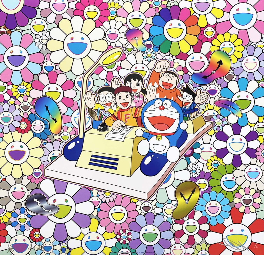 Takashi Murakami - Let’s Go on the Time Machine, 2021 - Pinto Gallery