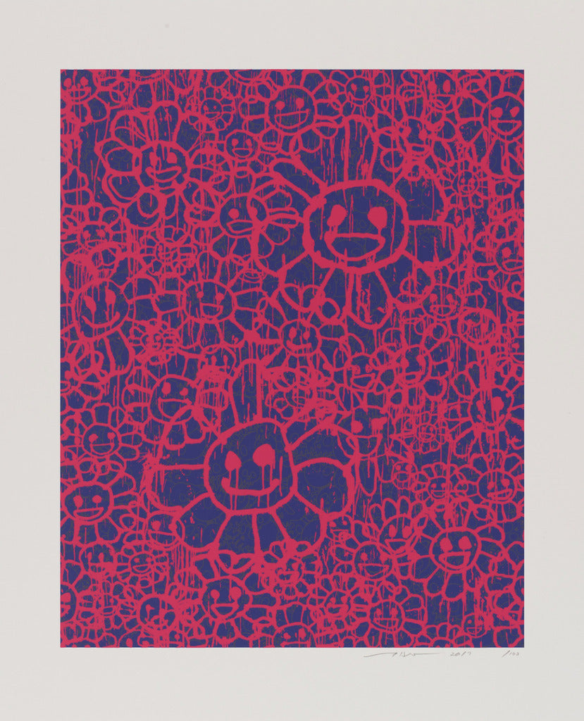 Takashi Murakami - MADSAKI Flowers A Pink (working title), 2017 - Pinto Gallery