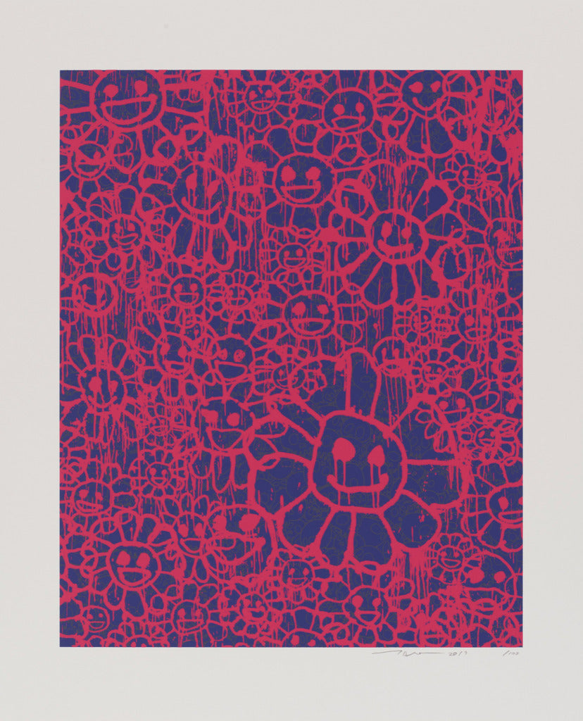 Takashi Murakami - MADSAKI Flowers B Pink (working title), 2017 - Pinto Gallery