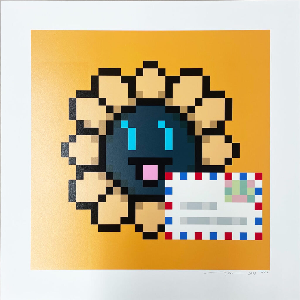 Takashi Murakami - Murakami Flower #3868 Air Mail, 2023 - Pinto Gallery