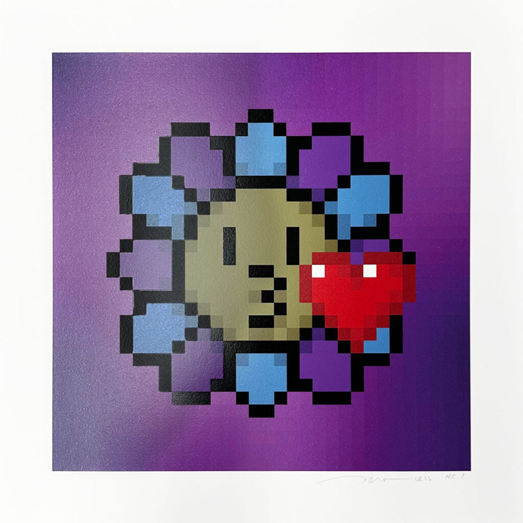 Takashi Murakami - Murakami.Flower #4212 Love & Kiss, 2023 - Pinto Gallery