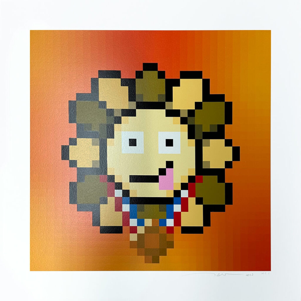 Takashi Murakami - Murakami.Flower #7397 bronze medal, 2023 - Pinto Gallery