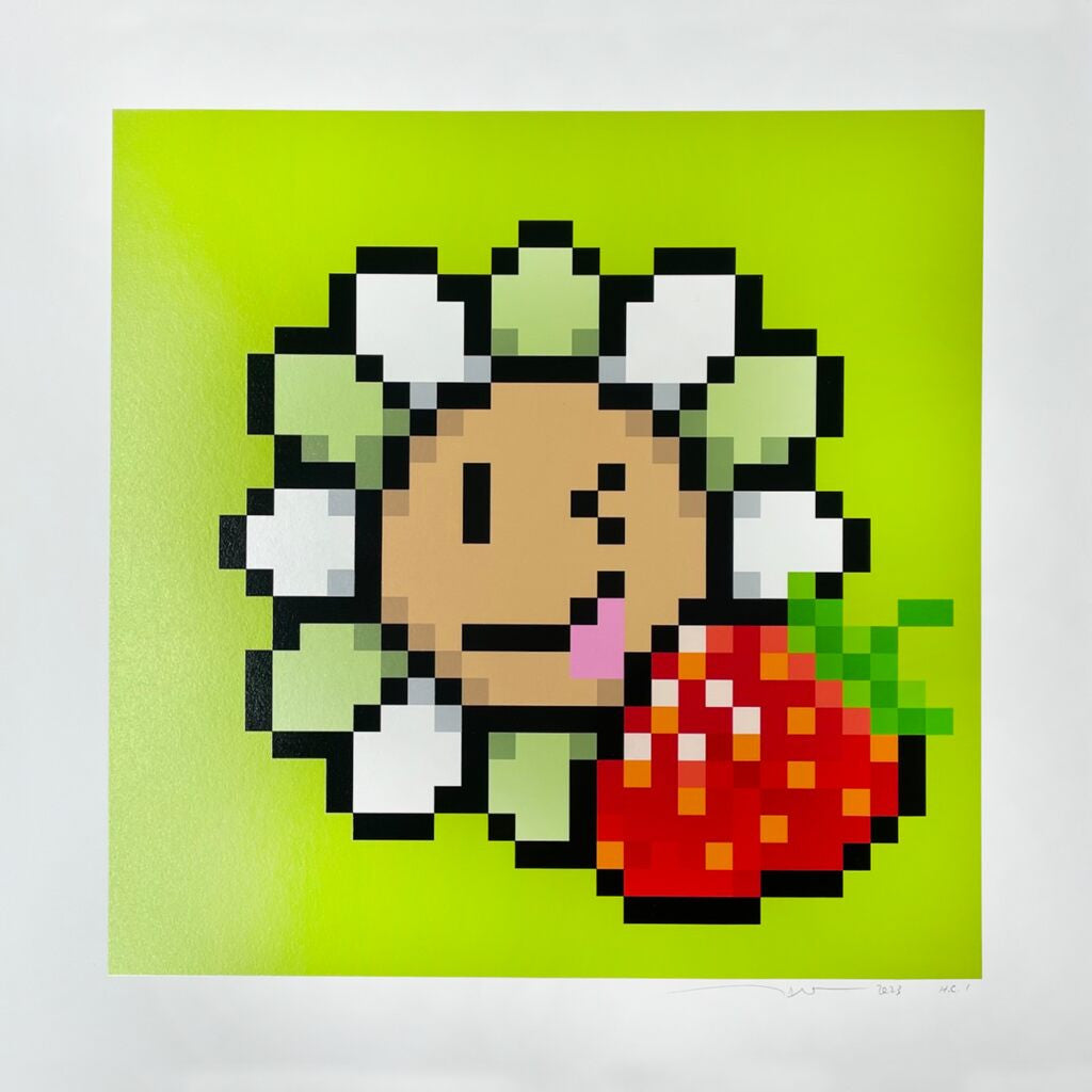 Takashi Murakami - Murakami Flower #8549 Strawberry, 2023 - Pinto Gallery