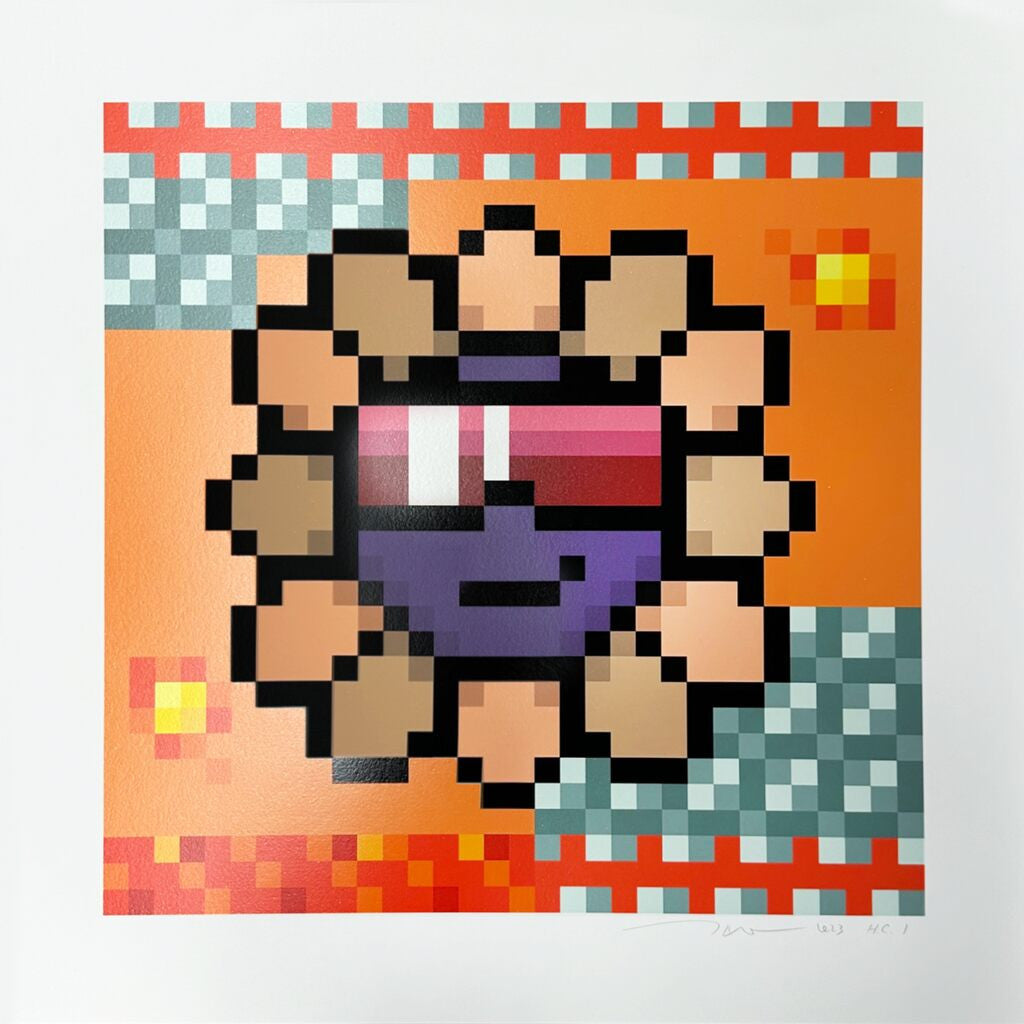 Takashi Murakami - Murakami.Flower #9999 Odd Block Game, 2023 - Pinto Gallery