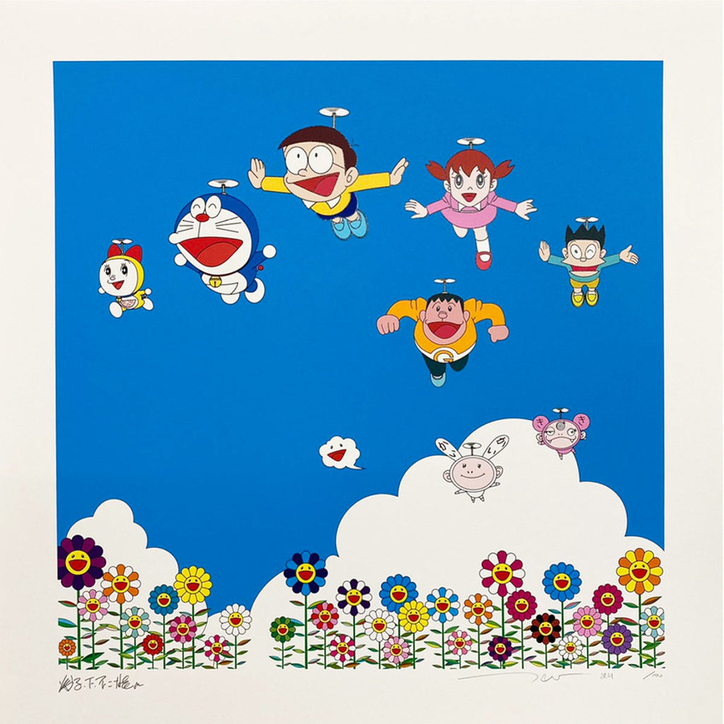Takashi Murakami - My Summer Vacation with My Little Brother and Doraemon, 2021 - Pinto Gallery