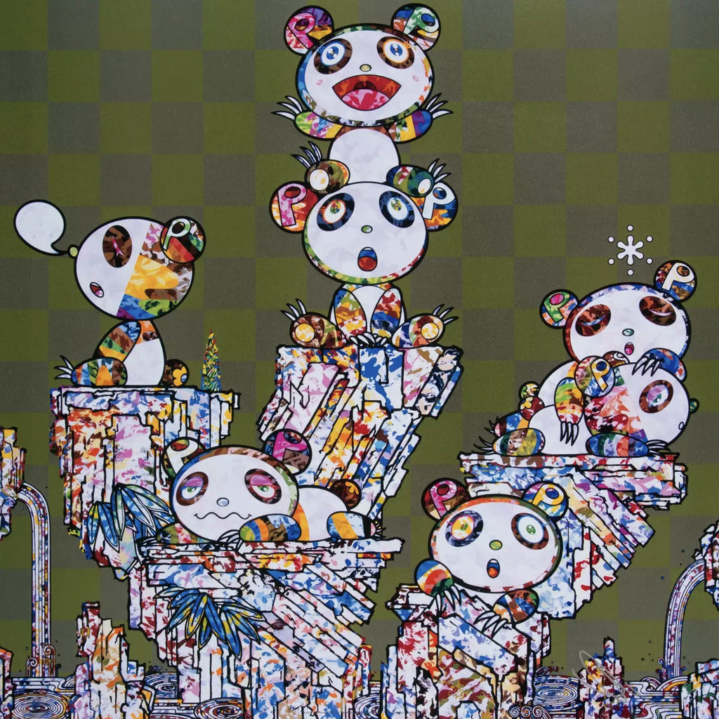 Takashi Murakami - Panda Cubs Pandas, 2020 - Pinto Gallery