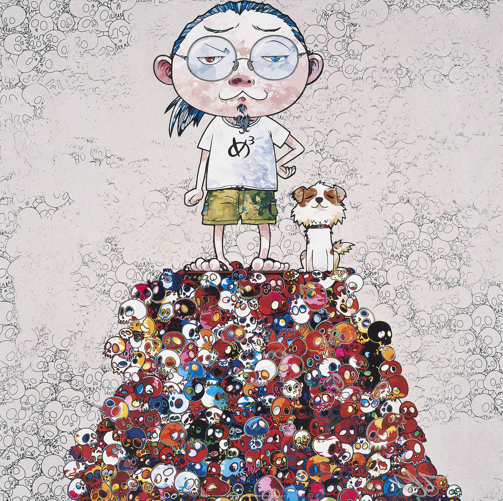 Takashi Murakami - Pom & Me: On the Red Mound of the Dead, 2013 - Pinto Gallery