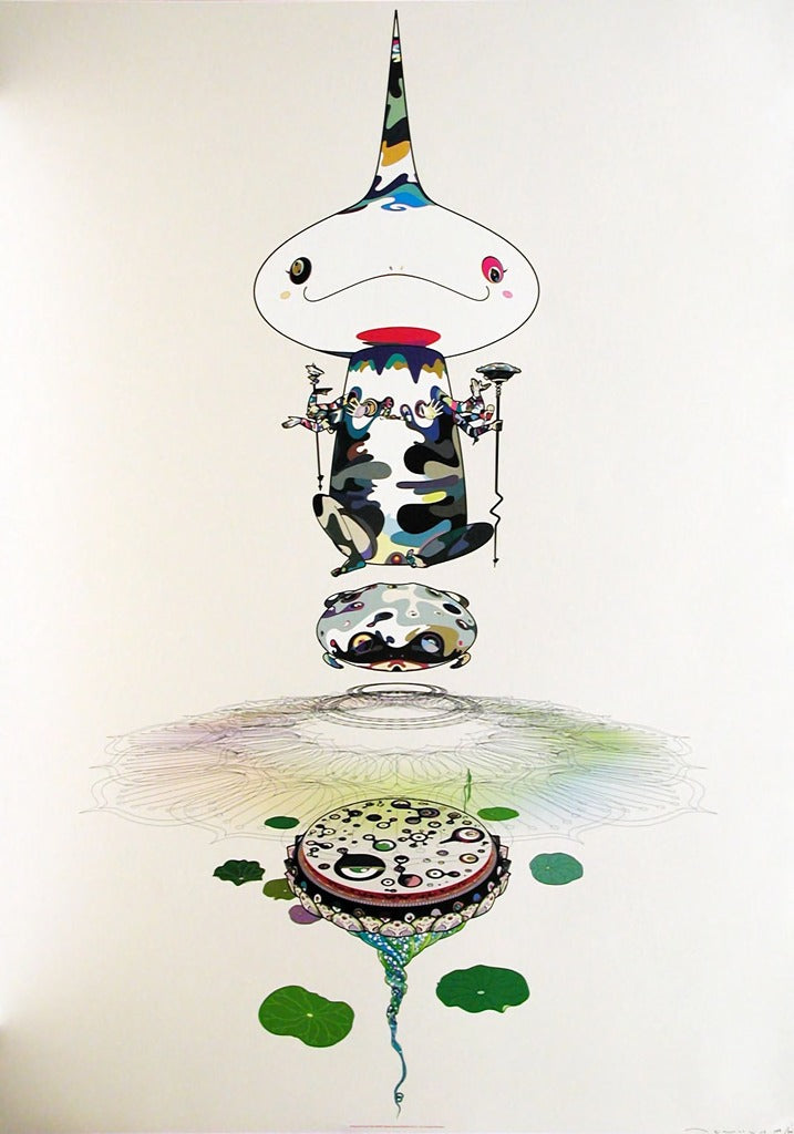 Takashi Murakami - Reversed double helix (white), 2005 - Pinto Gallery