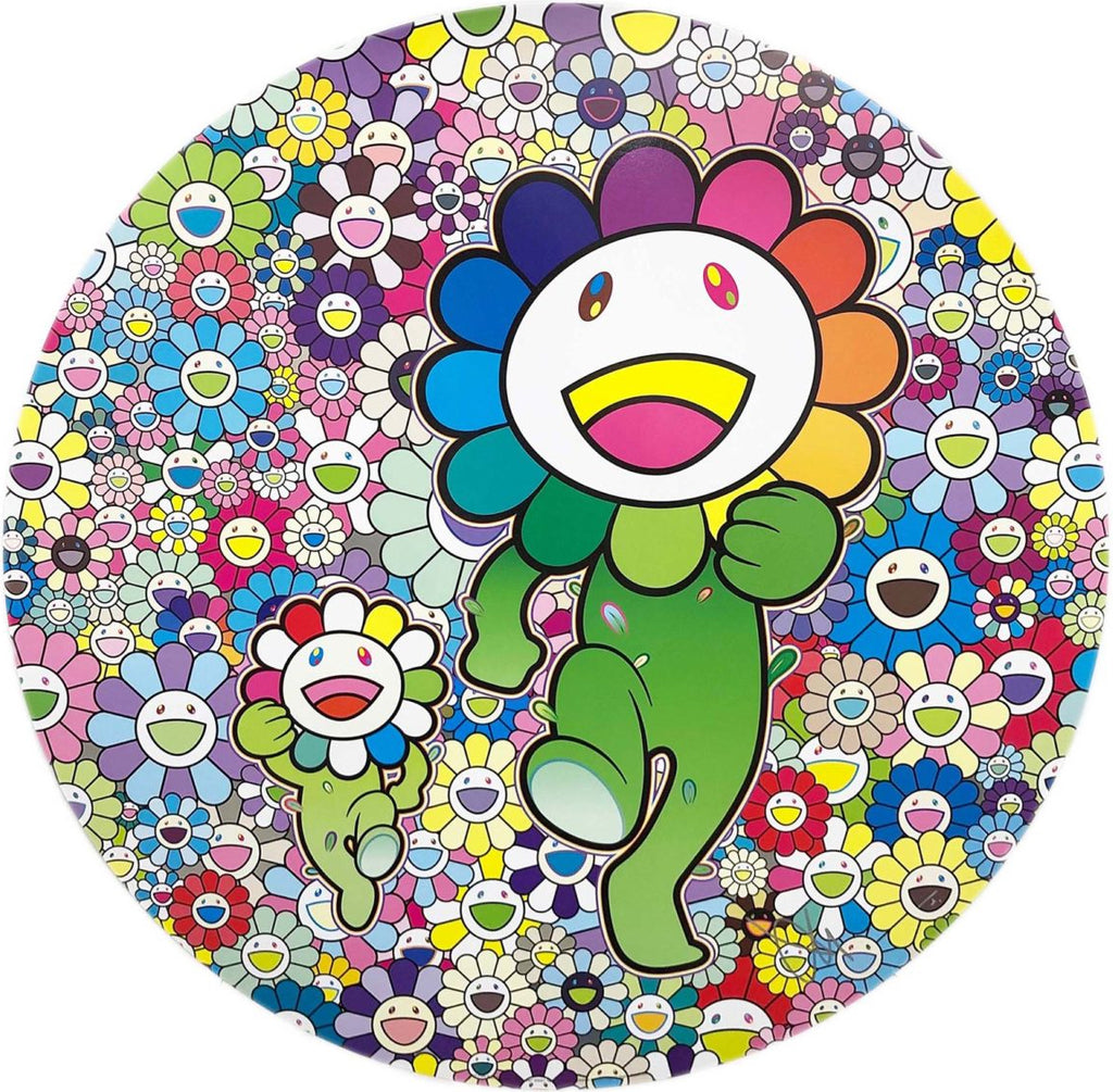 Takashi Murakami - Rum Pum Pum in a Field of Flowers!, 2022 - Pinto Gallery