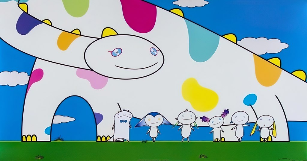 Takashi Murakami - Yoshiko and the creatures came from planet 66, 2007 - Pinto Gallery
