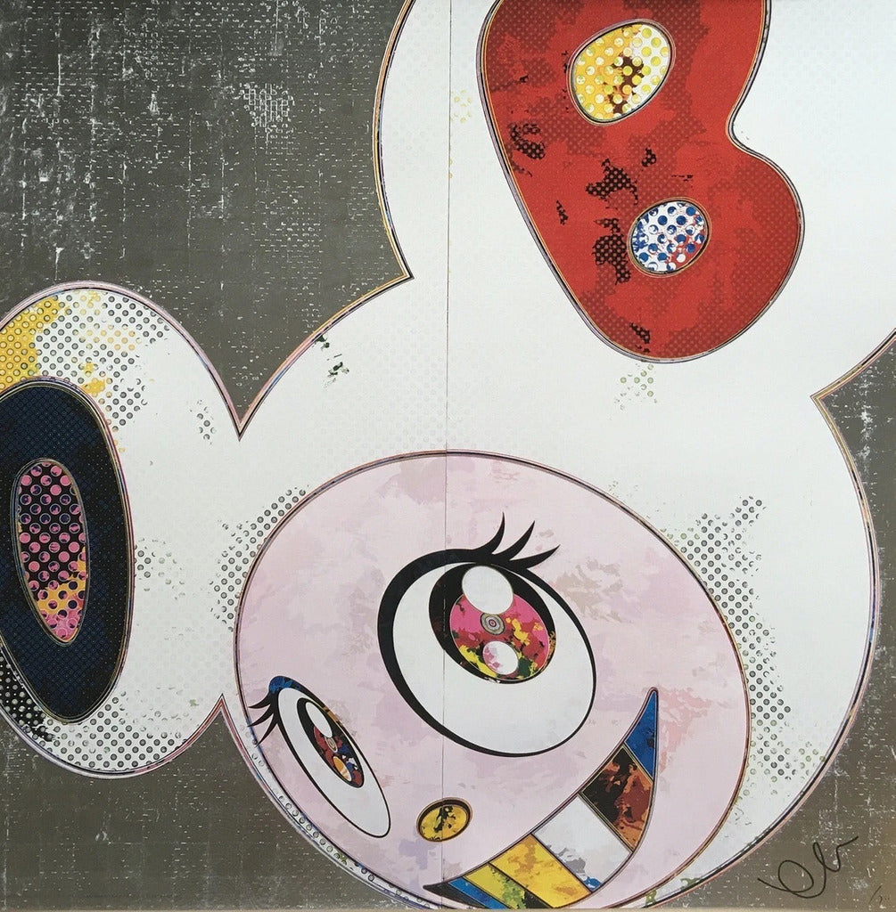 Takashi Murakami - Dob in Pure White Robe (Navy ＆ Vermillion), 2013 - Pinto Gallery