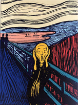 The Scream - Orange (1967 printed later)