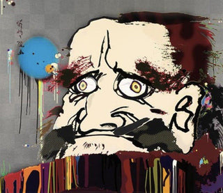 The road to illumination stretches too far ahead. How can I fend off the crashing waves of earthly desires? I am therein a mournful beast., 2008-Takashi Murakami-Pinto Gallery