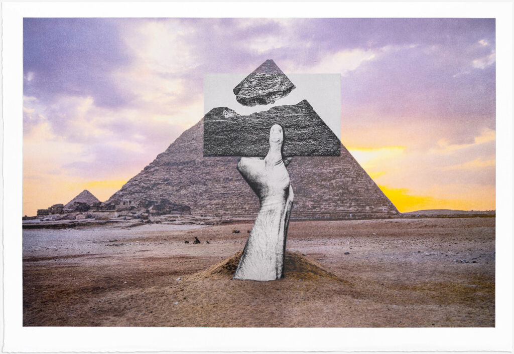 JR - Trompe l'oeil, Greetings from Giza, 22 octobre 2021, 16h44, Giza, Egypte, 2021, 2022 - Pinto Gallery