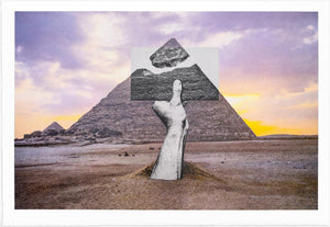 Trompe l'oeil, Greetings from Giza, 22 octobre 2021, 16h44, Giza, Egypte, 2021, 2022