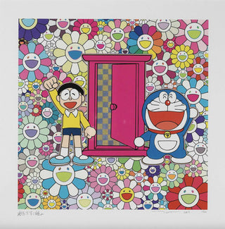 We Came to the Field of Flowers Through Anywhere Door (Dokodemo Door)!, 2019-Takashi Murakami-Pinto Gallery