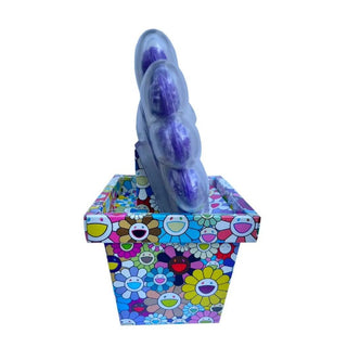 X-Ray Flowers (Marbled Blue), 2023-Takashi Murakami-Pinto Gallery