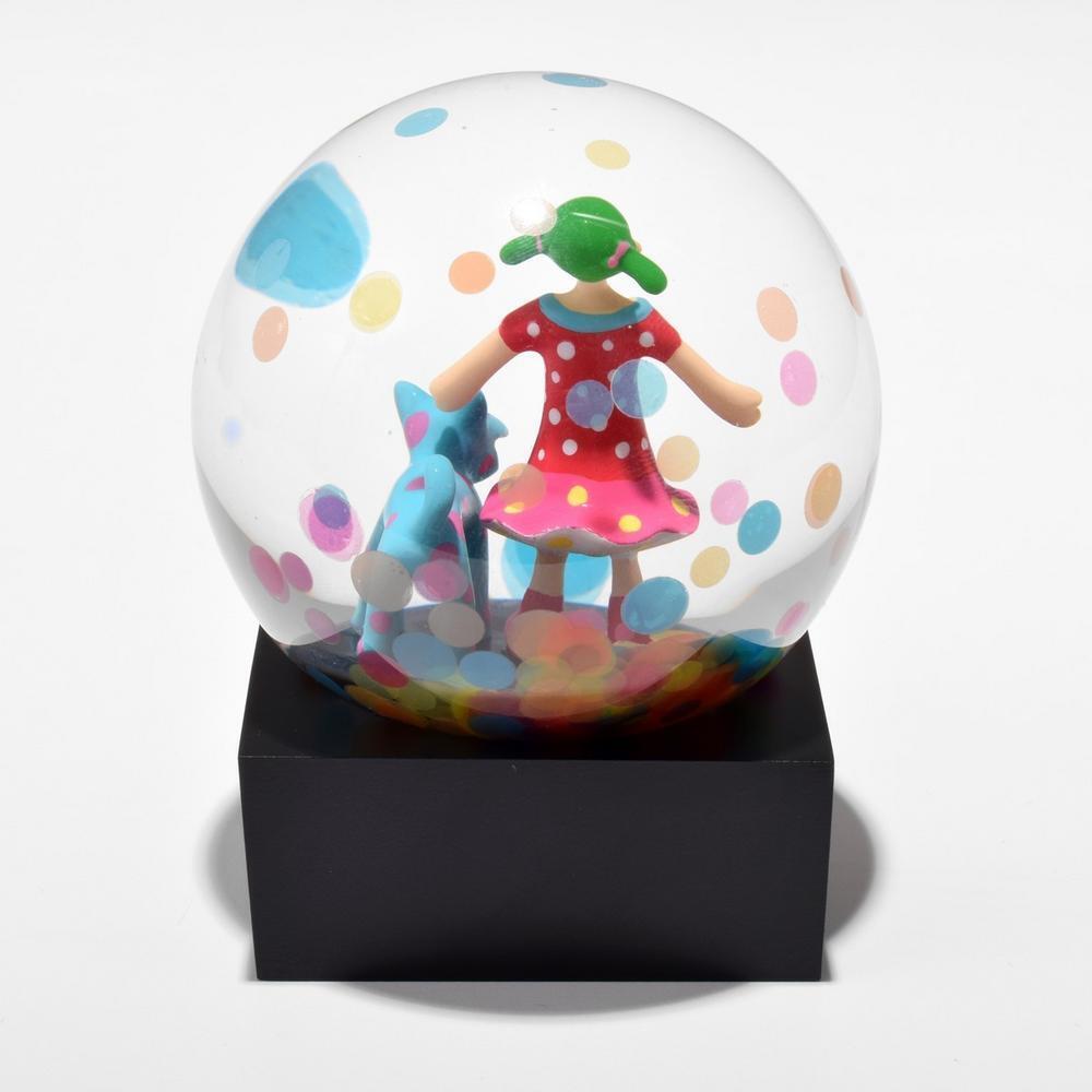 Yayoi Kusama - Snow Globe (Hi, Konnichiwa!), 2019 - Pinto Gallery