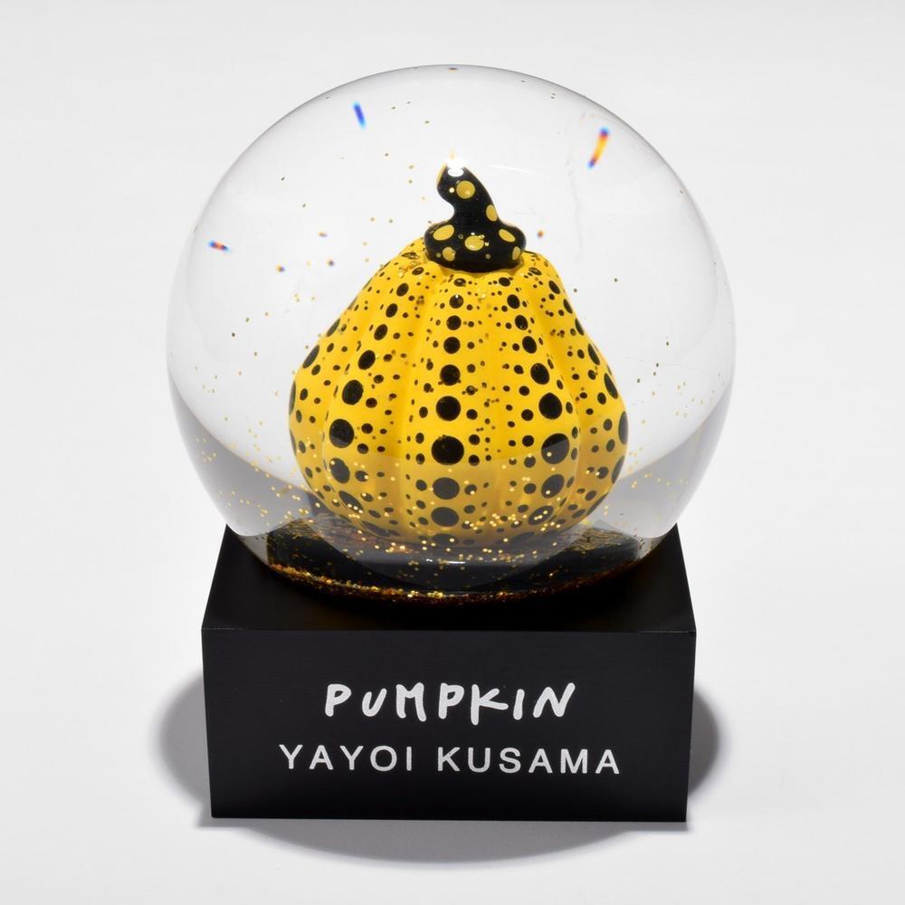 Yayoi Kusama - Snow Globe (Yellow Pumpkin), 2019 - Pinto Gallery