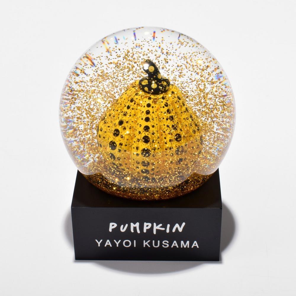 Yayoi Kusama - Snow Globe (Yellow Pumpkin), 2019 - Pinto Gallery