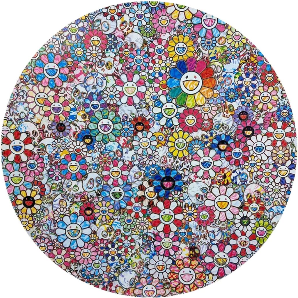 Takashi Murakami - Paradise in a Flower Field, 2023 - Pinto Gallery